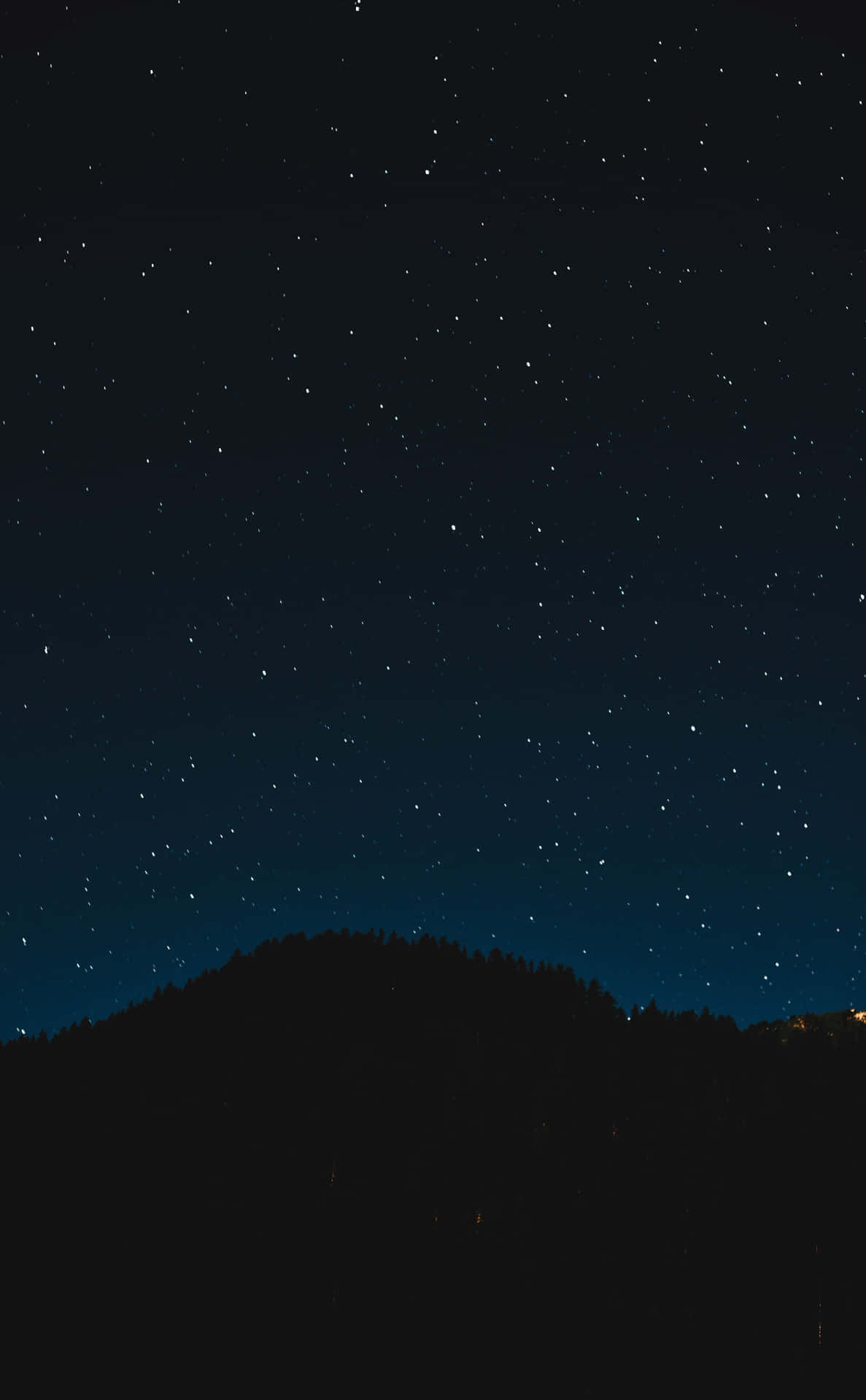 Aesthetic Night Sky With Stars Wallpaper
