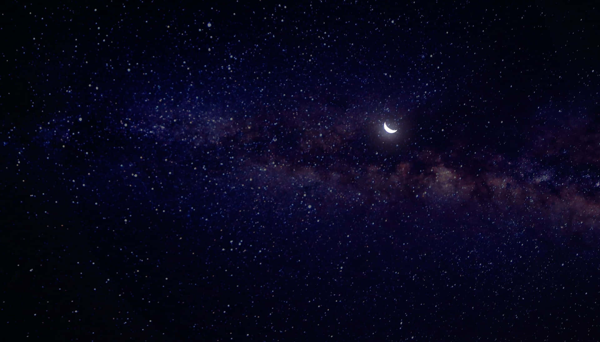 Estéticadel Cielo Nocturno Con Luna Brillante Fondo de pantalla