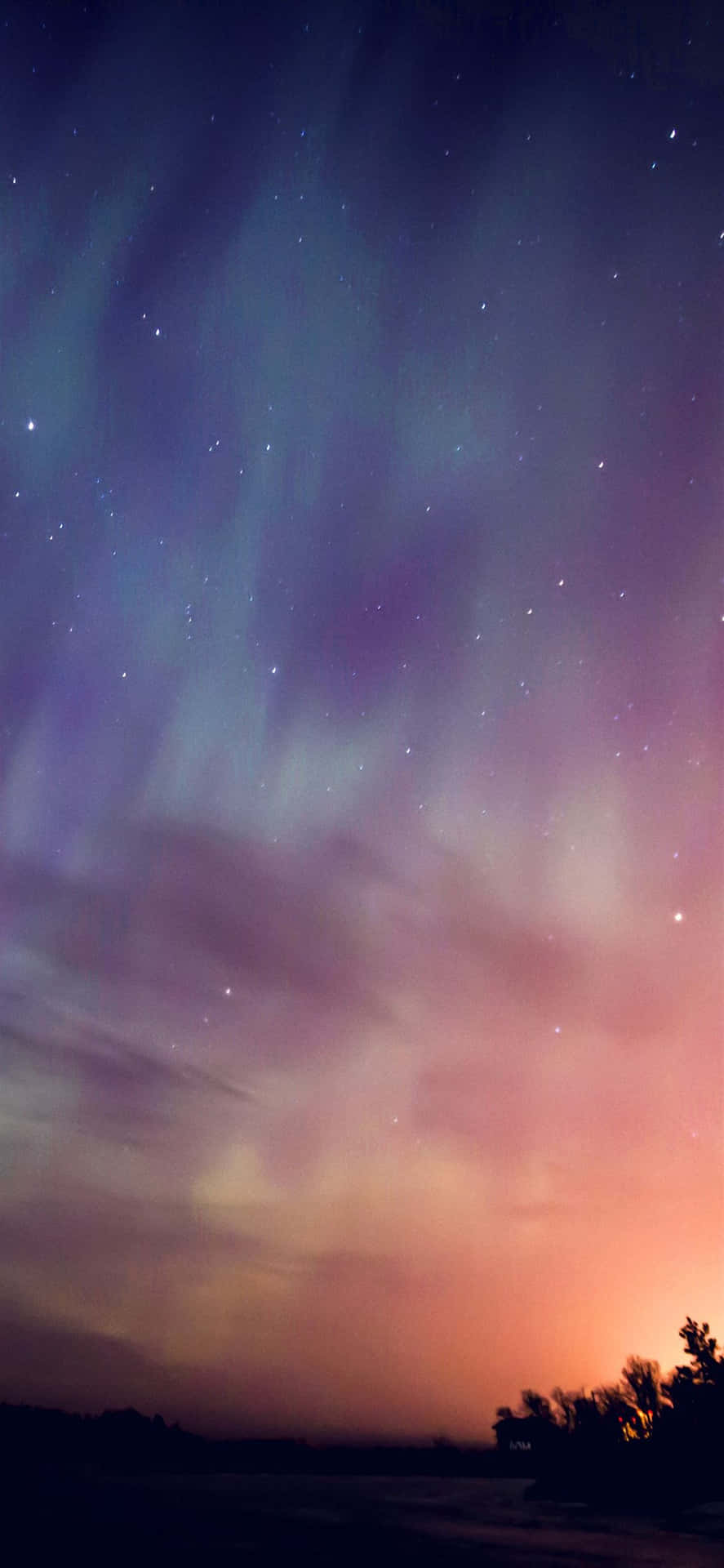 The Aurora Bore Is In The Sky Wallpaper