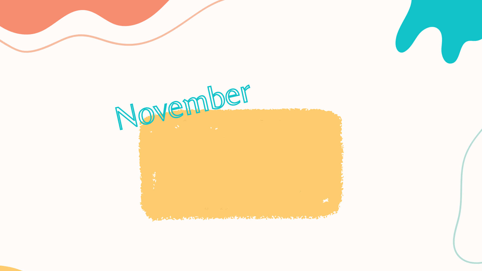 "Experience the magic of Aesthetic November" Wallpaper