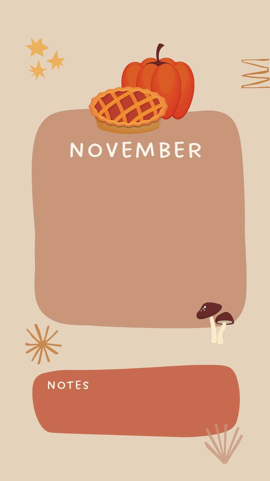 "Welcome November with Aesthetic Joy" Wallpaper