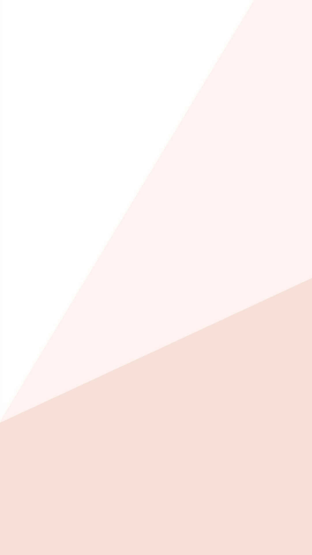 A Pink And White Background With A Triangle Wallpaper