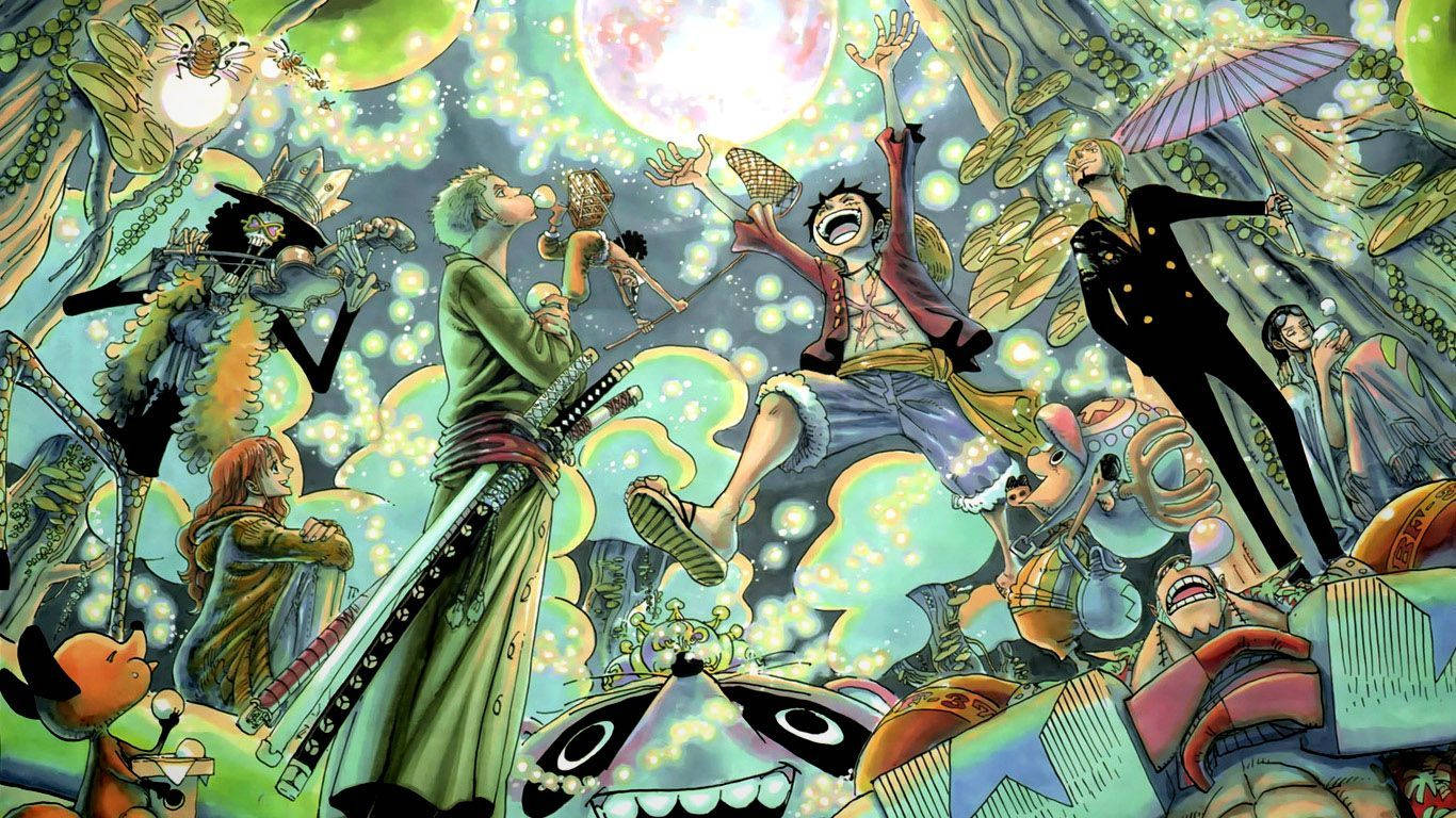 Aesthetic One Piece Fanart Wallpaper