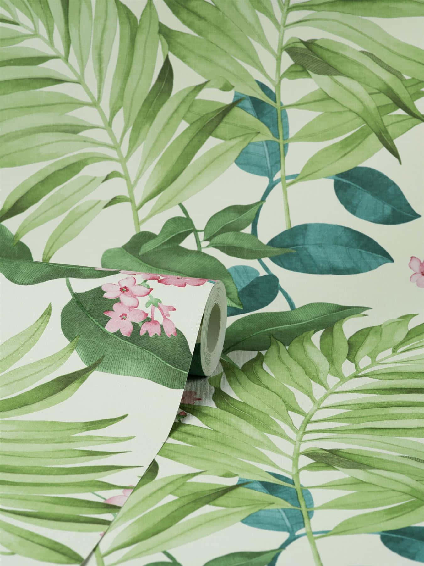 Enjoy beautiful Aesthetic Palm Leaves Wallpaper