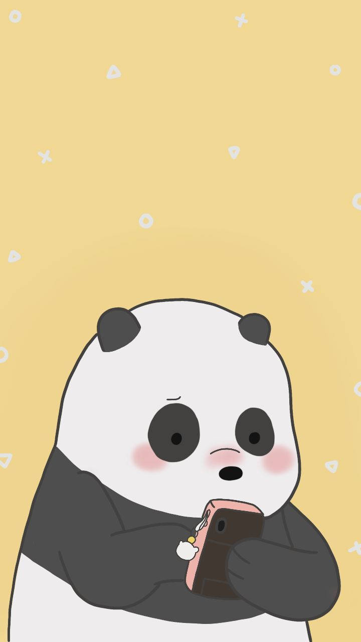 Aesthetic Panda Bear Blushing
