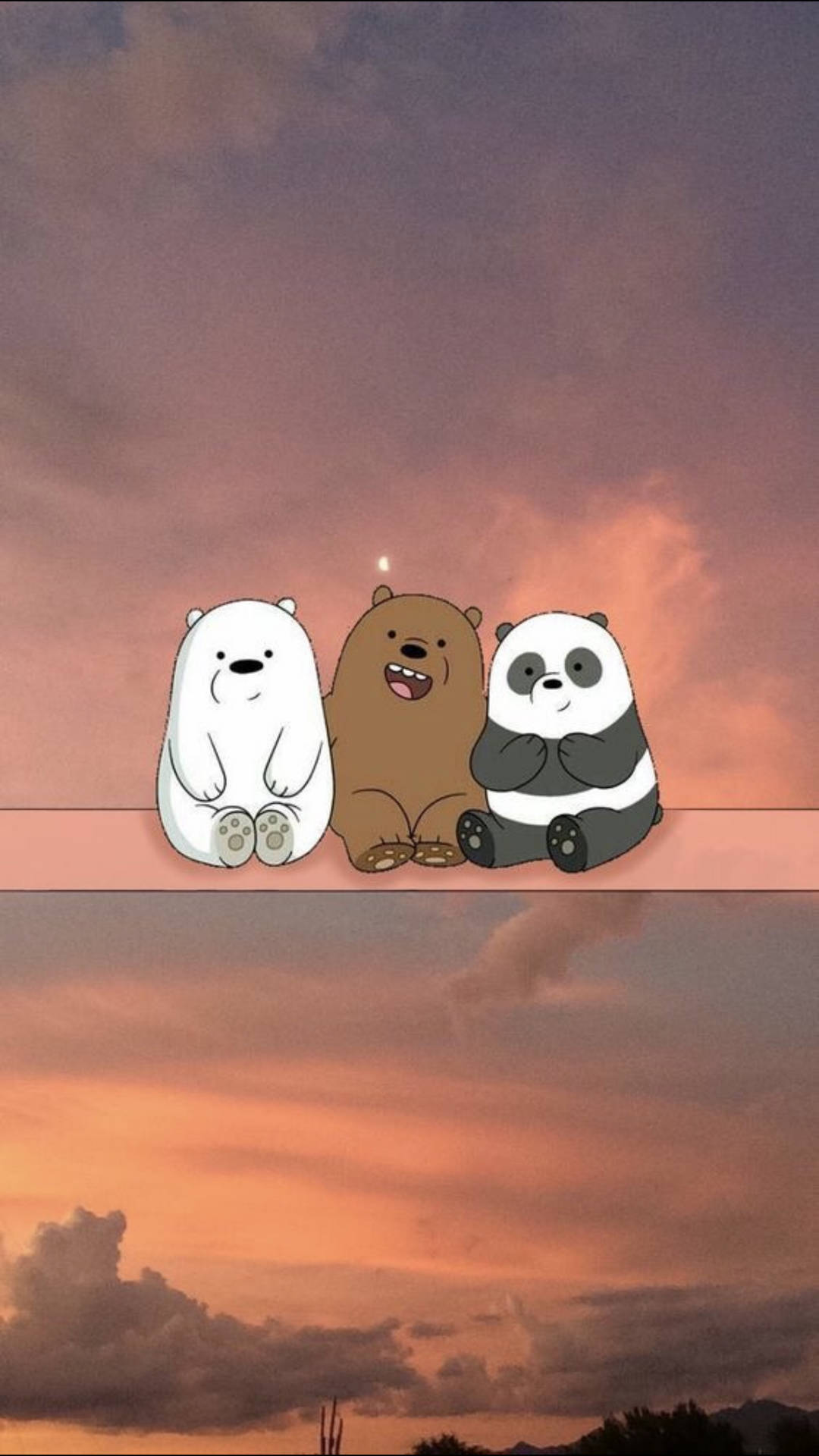 Aesthetic Panda, Grizz And Ice Bear Wallpaper