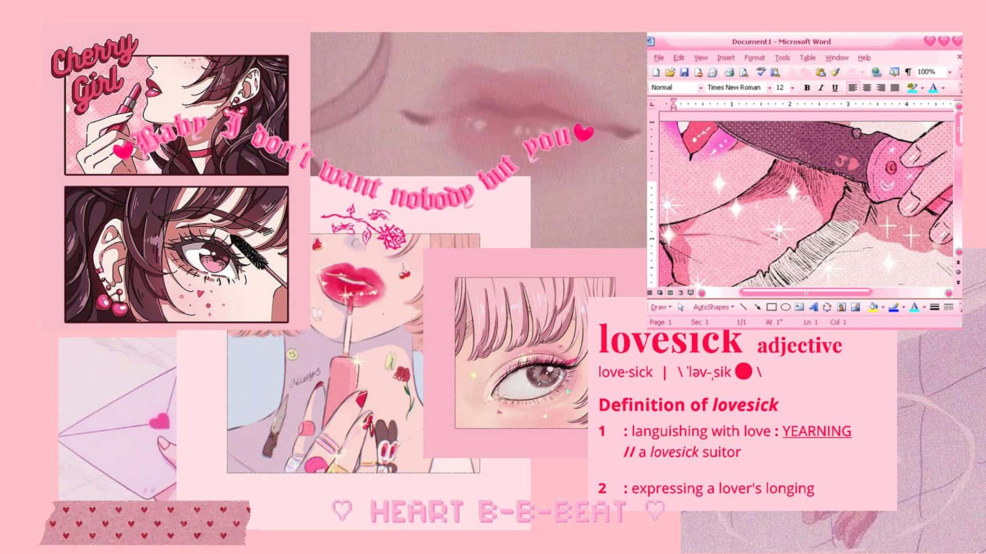 Soft Pink Anime Aesthetic