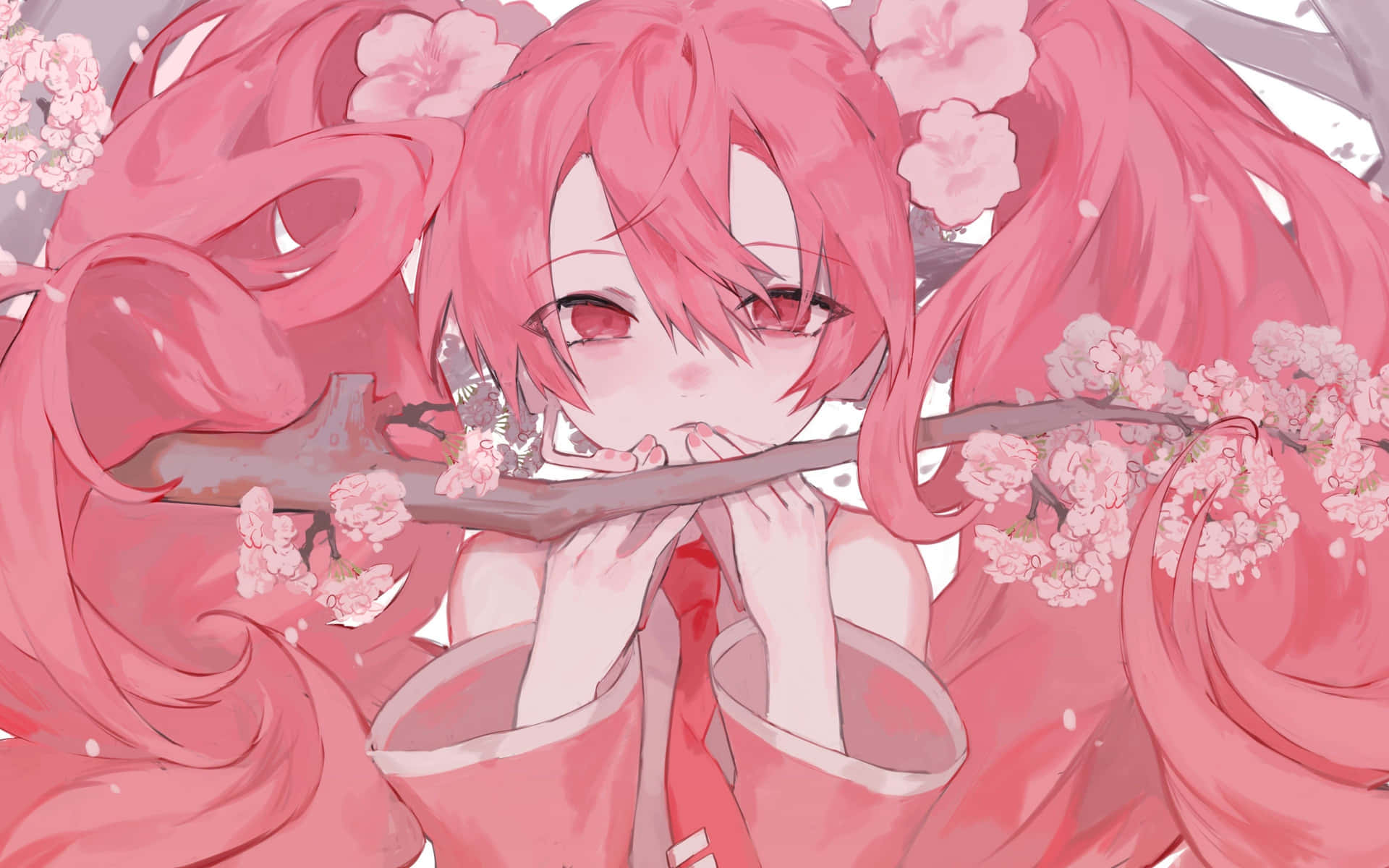 ArtStation - Pink Anime aesthetic Girl-demhanvico.com.vn
