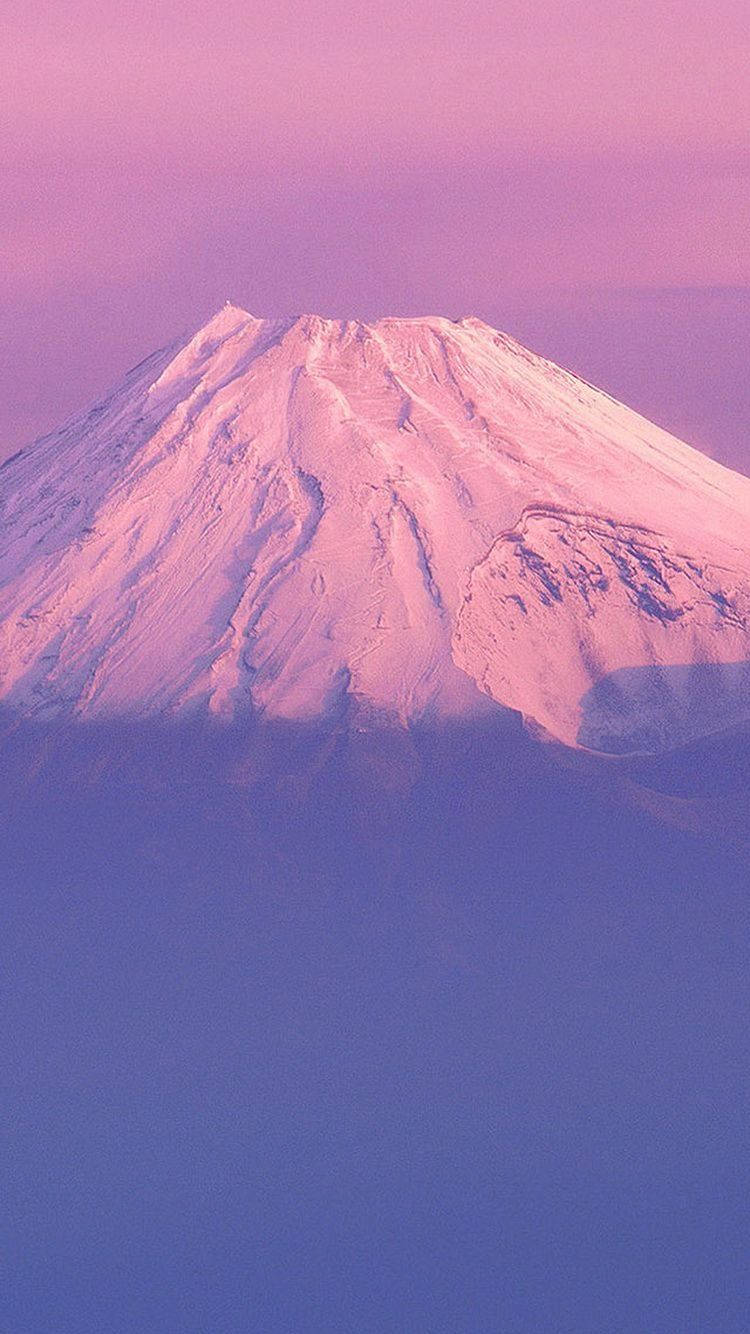 Aesthetic Pink Iphone Mount Fuji