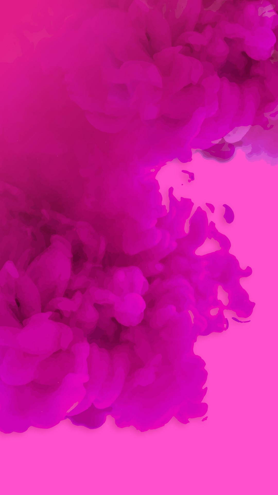 Aesthetic Pink Iphone Smoke Wallpaper