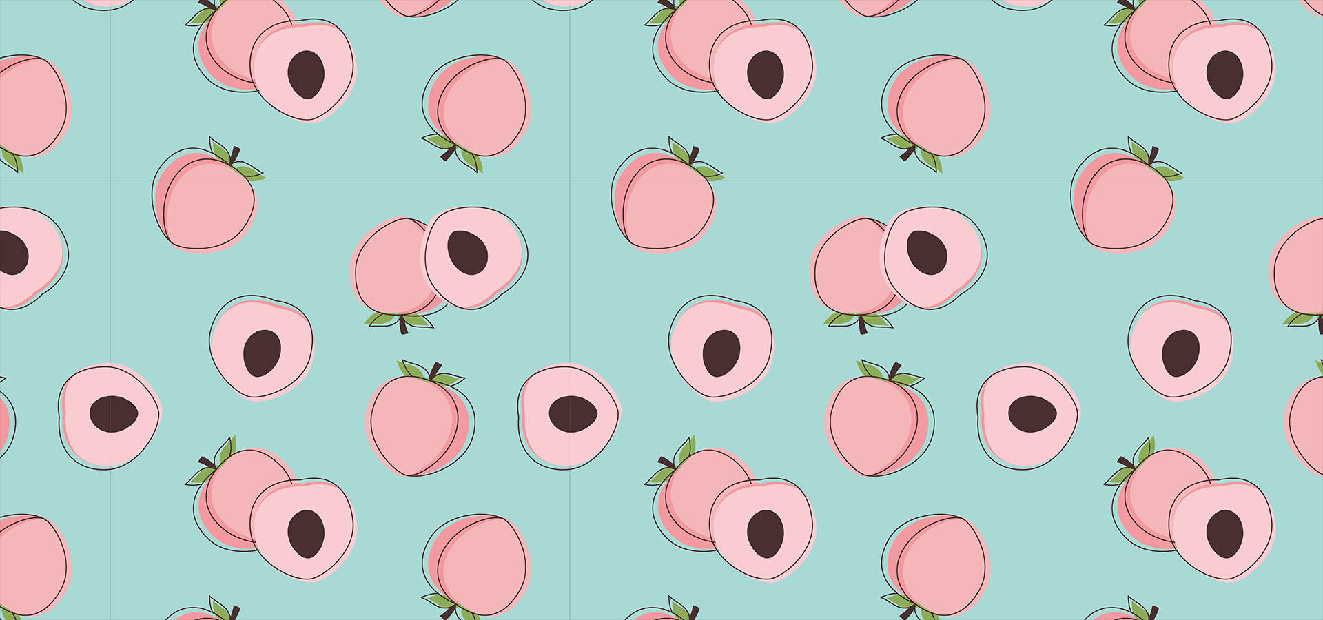 Displaying Peachy Sophistication - Your Aesthetic Laptop Pal Wallpaper