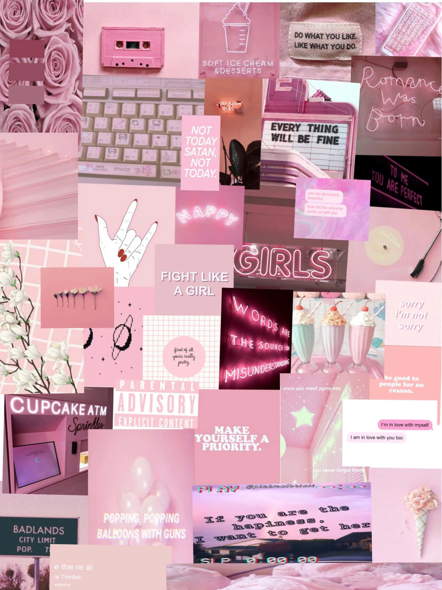 Soft and Elegant Aesthetic Pink