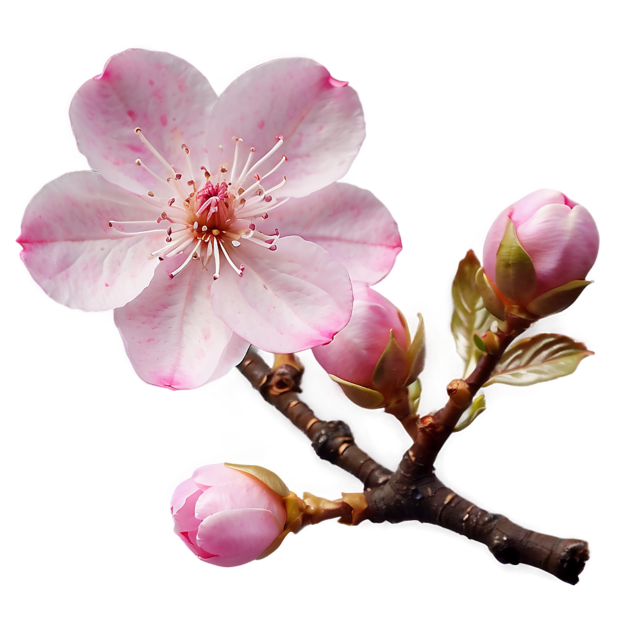 Download Aesthetic Pink Sakura Flowers Png 13 | Wallpapers.com