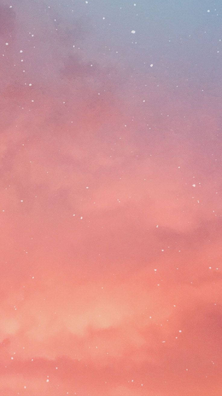 Aesthetic Plain Pink Sky Wallpaper