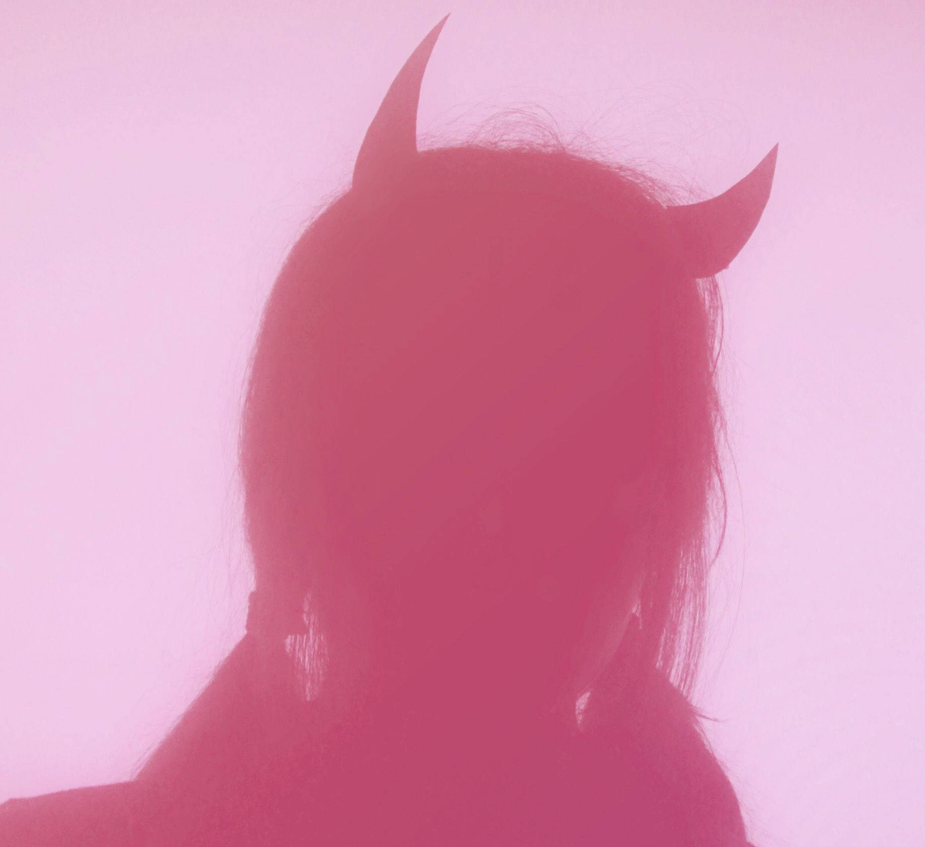 Immagine Del Profilo Estetico Pink Devil Shadow Sfondo