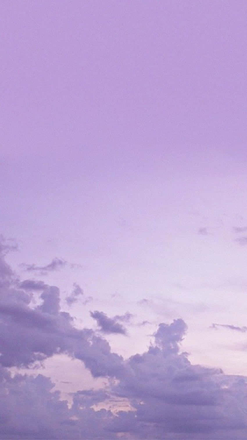 Dusk Sky Aesthetic Purple Background
