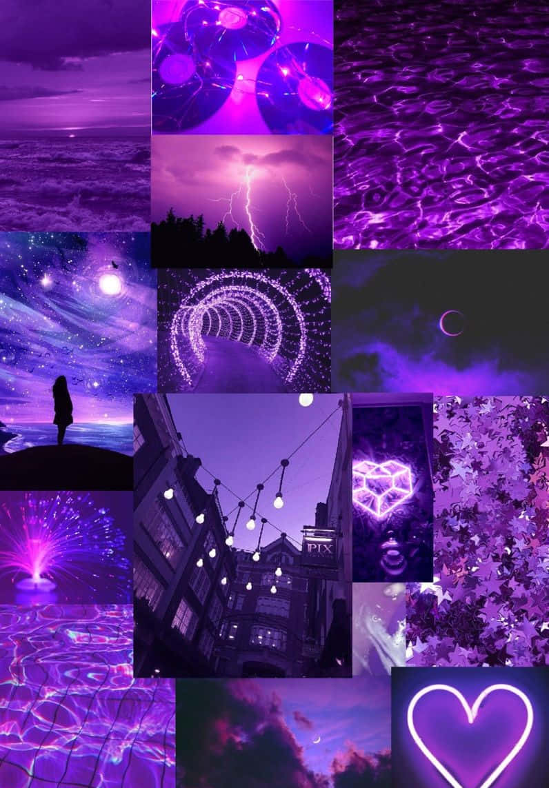 Enhance your mood with this calming aesthetic purple background.