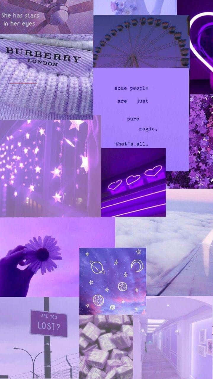 Abstract aesthetic purple background