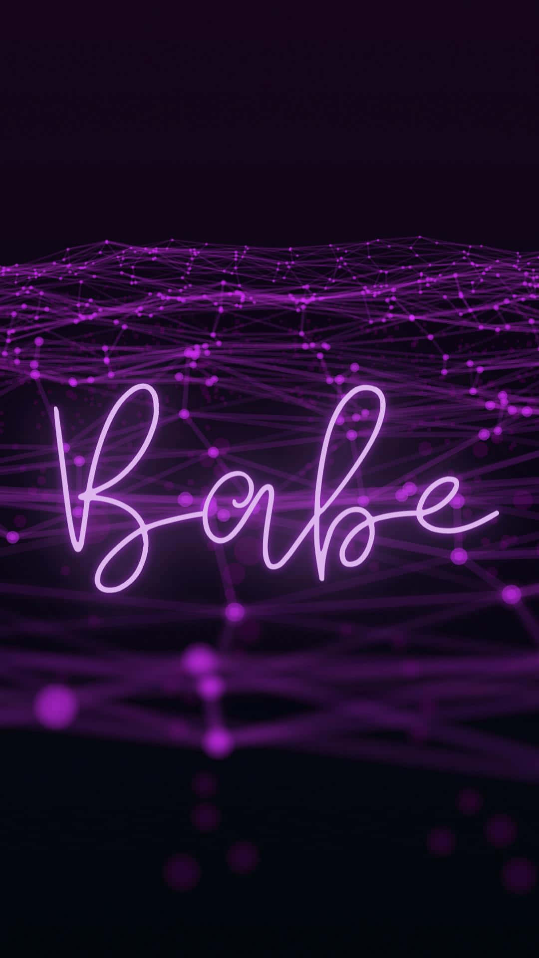 Aesthetic Purple Baddie Babe Background