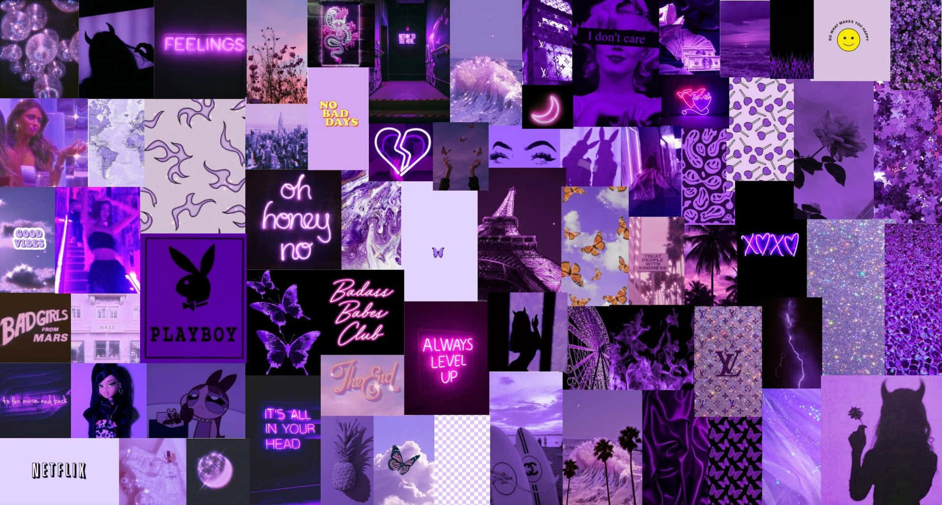 An aesthetic purple baddie for your inspiration Wallpaper