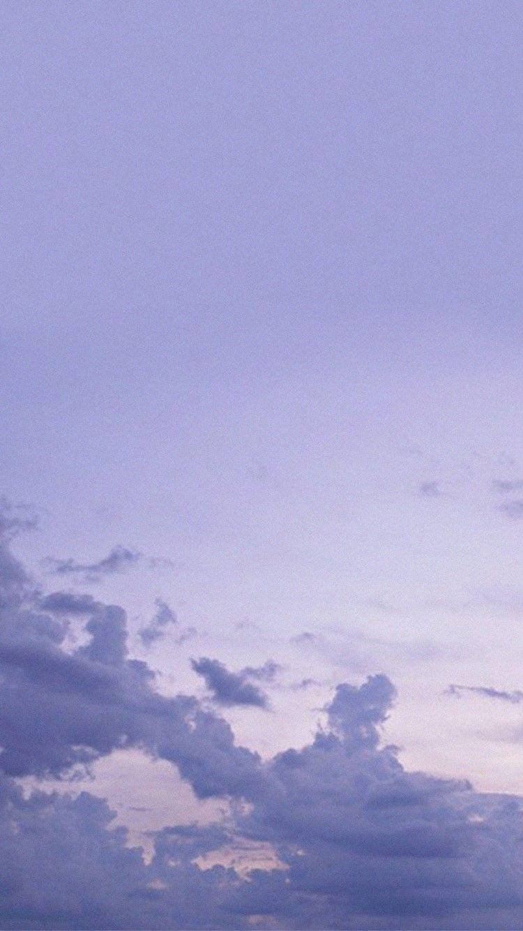 Aesthetic Purple Clouds For IPhone Wallpaper