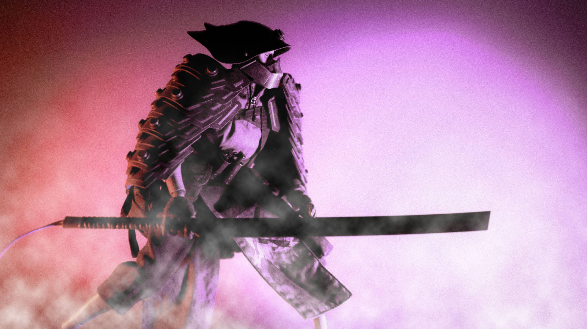 A Mysterious Aesthetic Purple Samurai ? Wallpaper