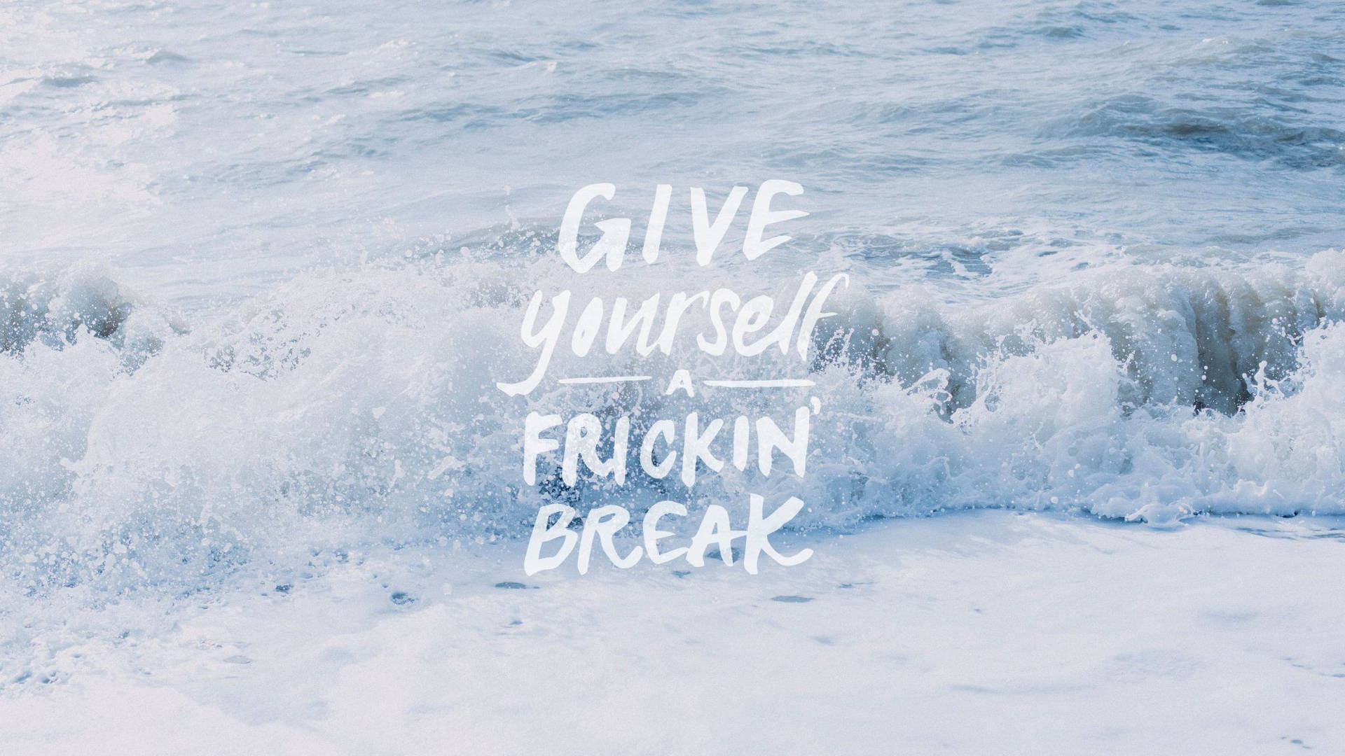 Aesthetic Quotes Crashing Waves Picture