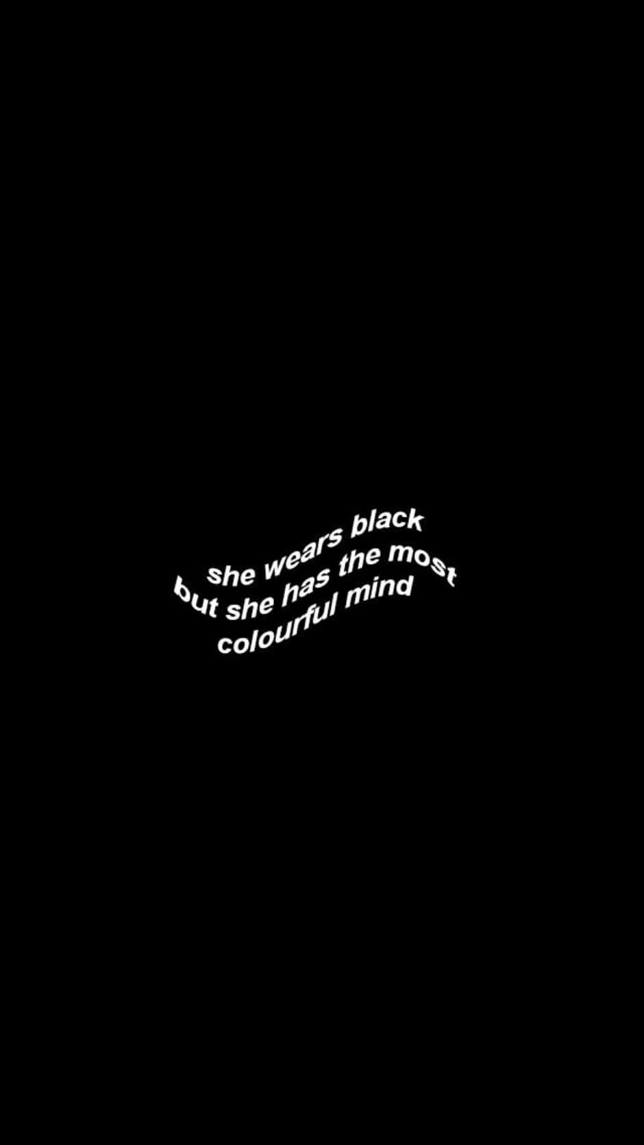 A Black Background With A Quote On It