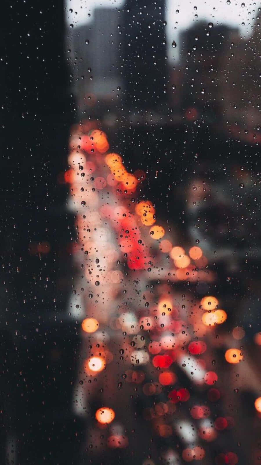 An Aesthetic View Of The Rain Wallpaper