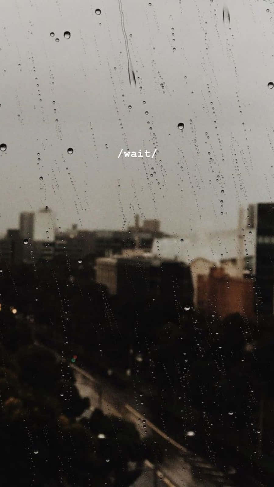 Let The Aesthetic Rain Wash Over You Wallpaper