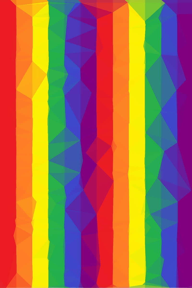 Make every day a #ColorfulDay with Aesthetic Rainbow Mobile Wallpaper