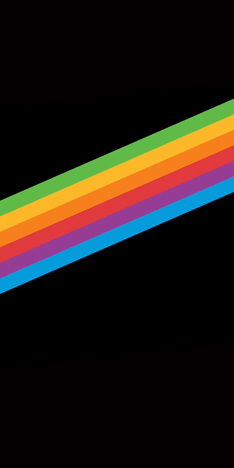 Diedunkle Seite Des Mondes - Ein Regenbogenfarbener Streifen Wallpaper