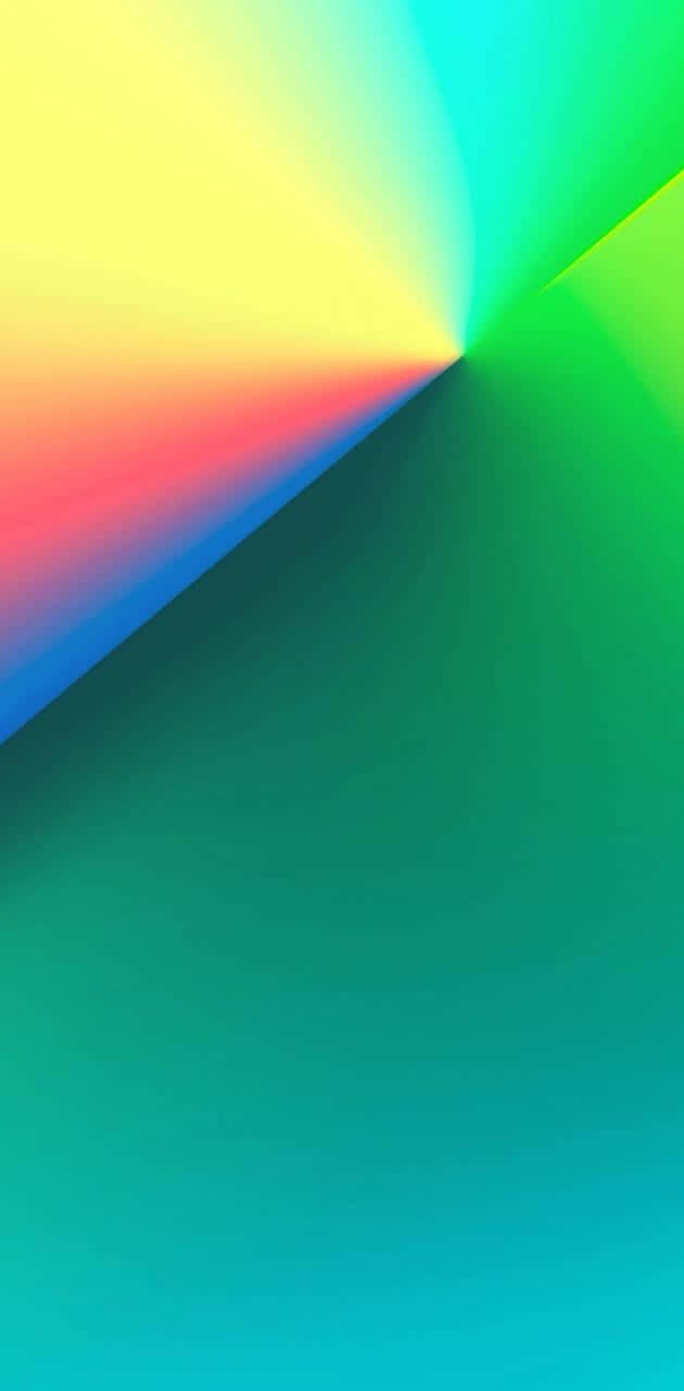 Unfondo Abstracto Con Colores Llamativos Y Una Línea De Colores Arcoíris. Fondo de pantalla