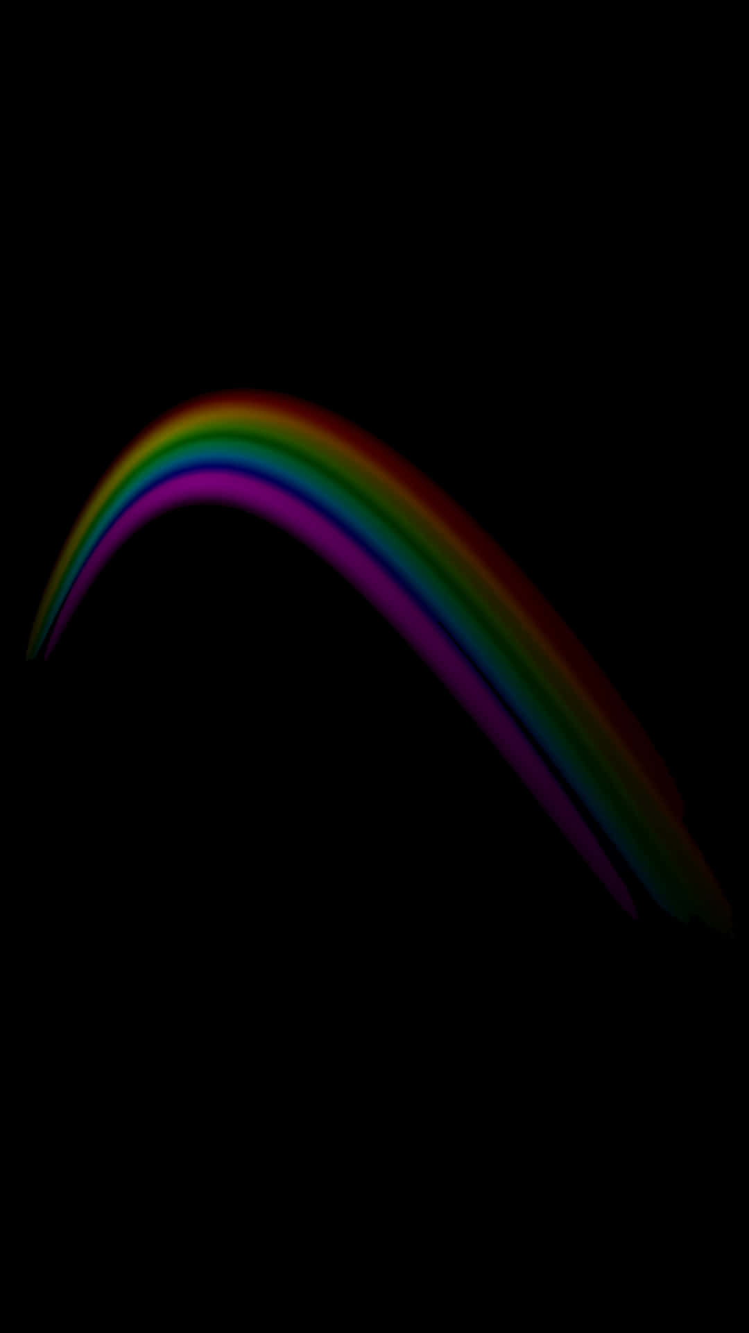 Fange magien af en regnbue med Aesthetic Rainbow Mobile Wallpaper. Wallpaper