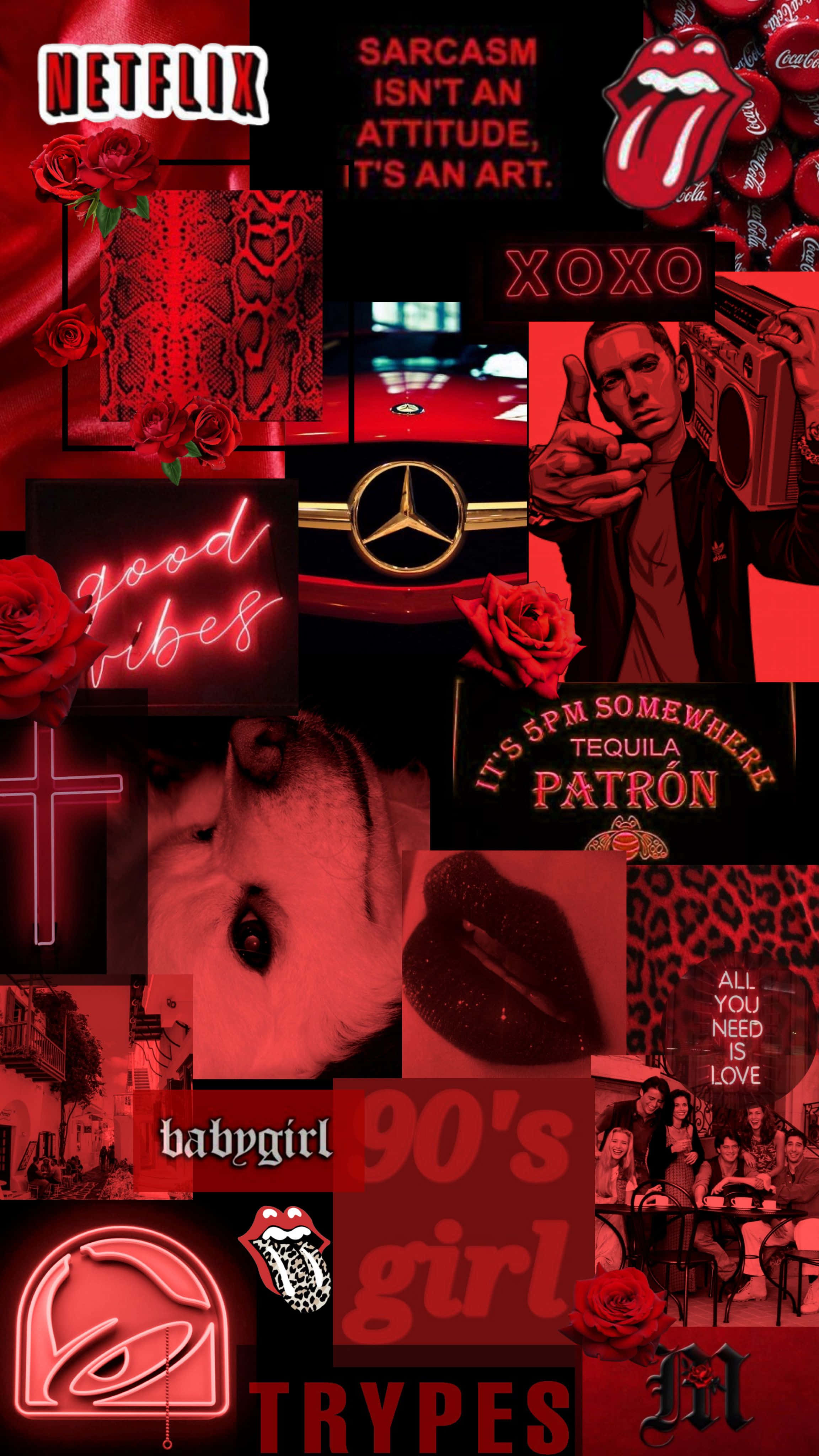 Pretty in red, aesthetics, dark, devil ways, vibes, HD phone wallpaper