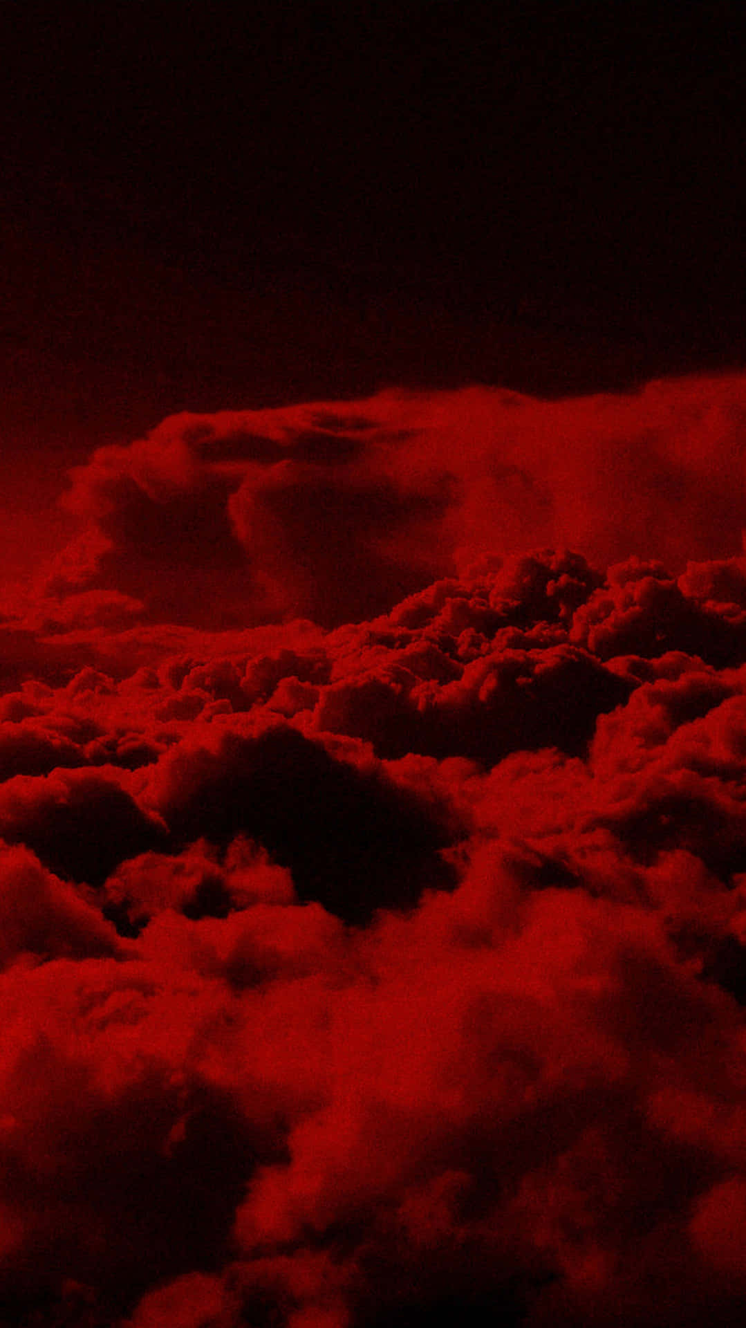 Aesthetic Red Clouds Picture