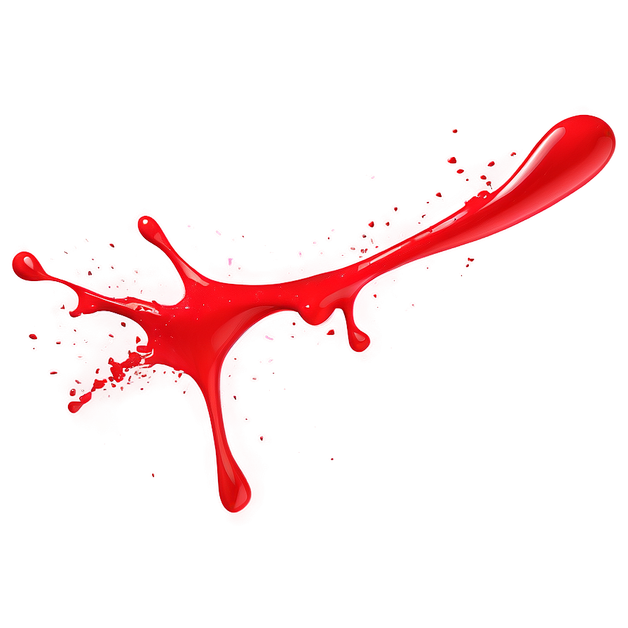 Aesthetic Red Splatter Png 06132024 PNG