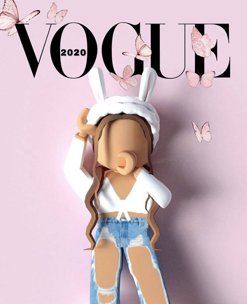 Aesthetic Roblox Girl In Vogue Cover