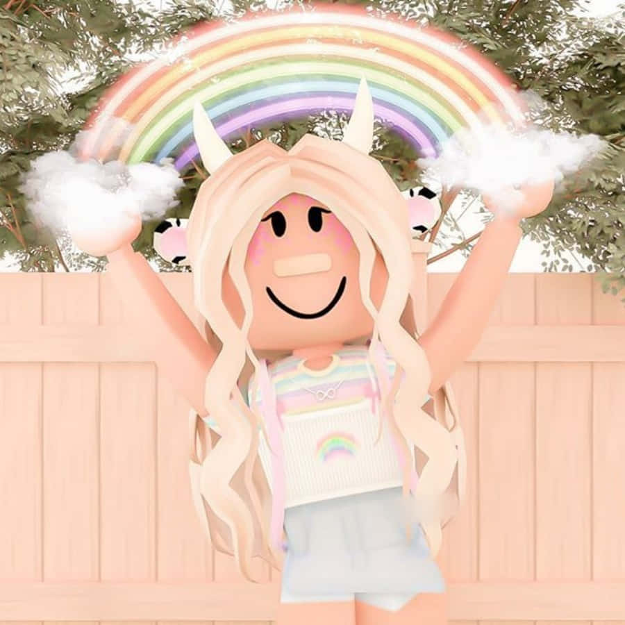 Download Stunning Aesthetic of Roblox Girl