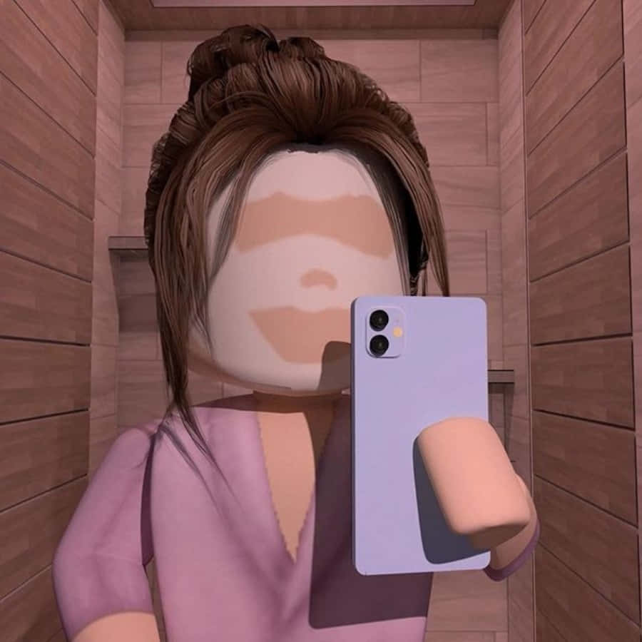 aesthetic roblox girl with brown hair - Google Search
