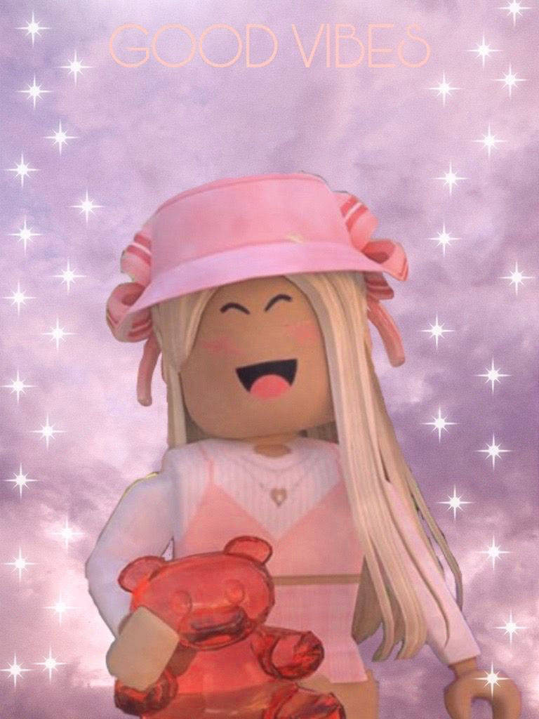 Aesthetic Roblox Girl With Pink Hat