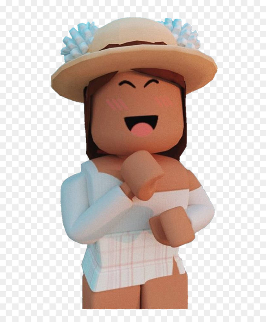Aesthetic Roblox Girl With White Off Shoulder