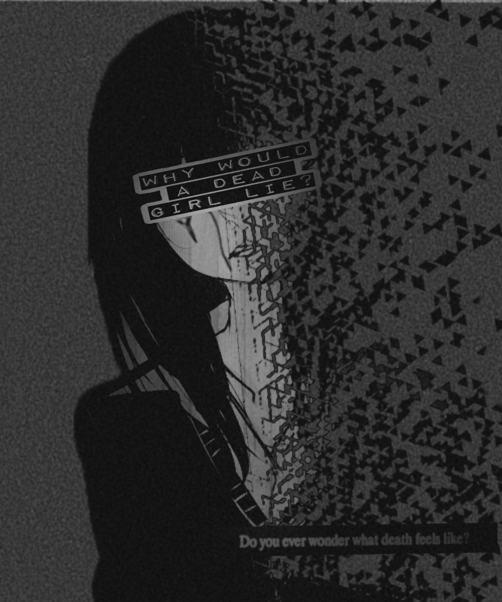 Download Aesthetic Sad Girl Disintegrating Wallpaper | Wallpapers.com
