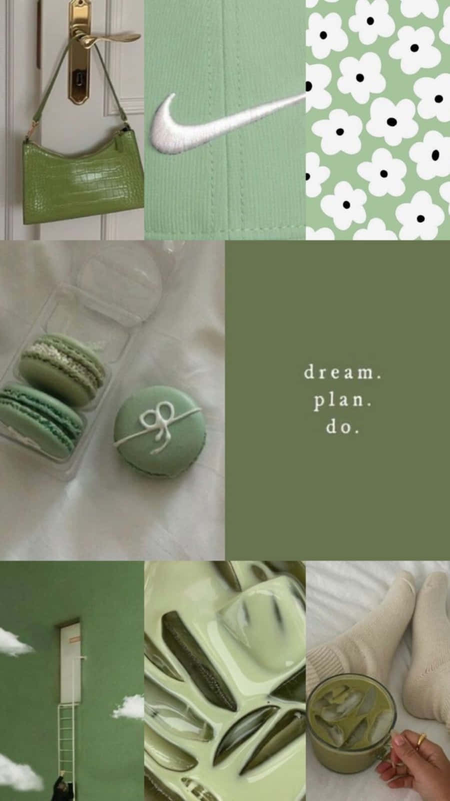 Sage Green with a Natural Aesthetic Design