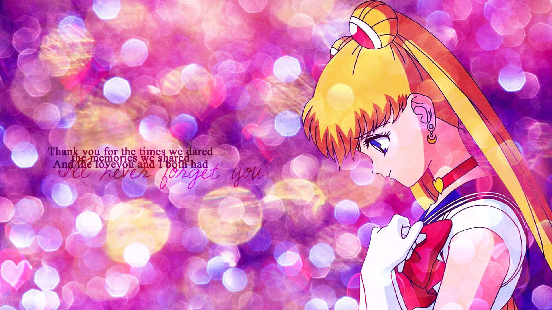 "Sailor Moon Aesthetic - a beautiful tribute to a classic anime" Wallpaper