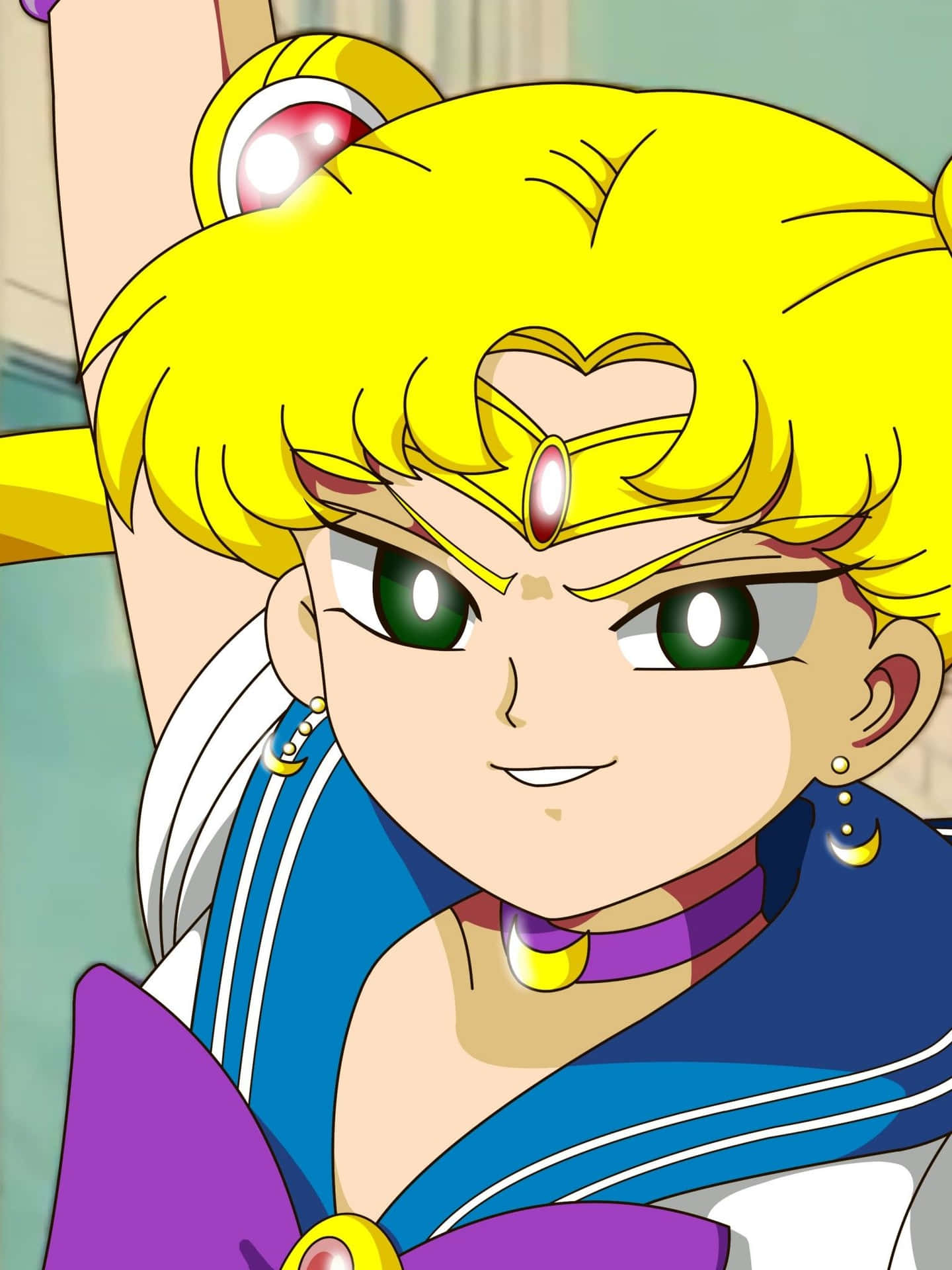 Folgedeinen Träumen Und Gib Niemals Auf - Ästhetisches Sailor Moon Wallpaper