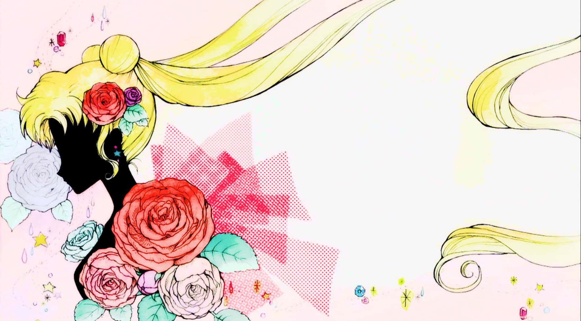 Føl kraften af ​​Sailor Moon og udforsk den smukke æstetik af denne legendariske anime. Wallpaper