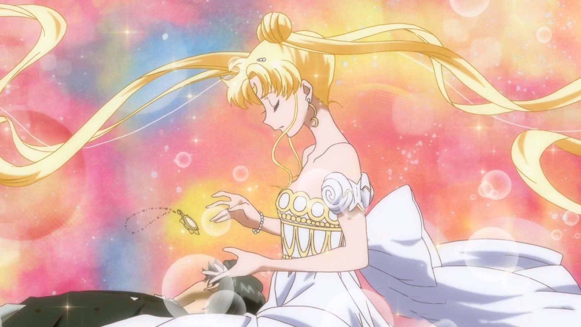 Sentitela Potenza Dell'estetica Di Sailor Moon. Sfondo
