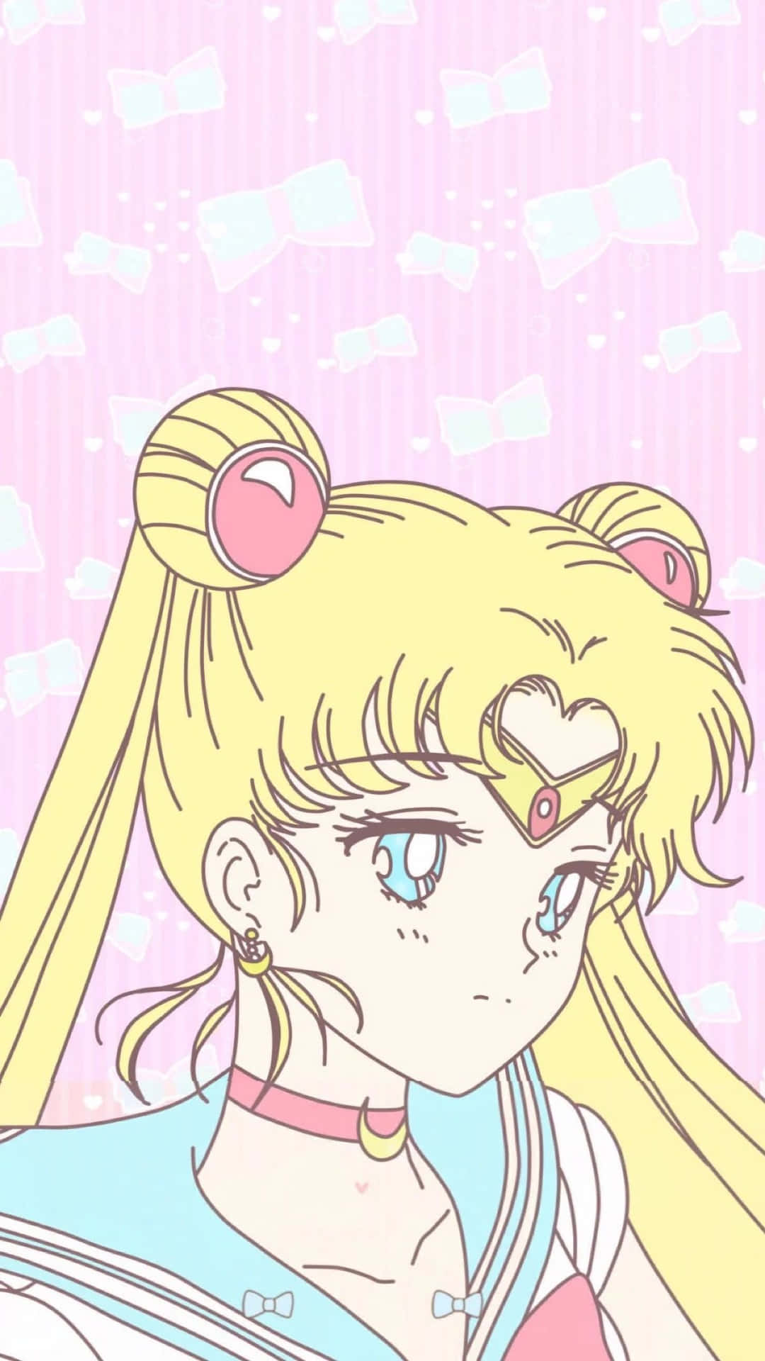 Æstetisk Sailor Moon Anime Køn Pink Wallpaper