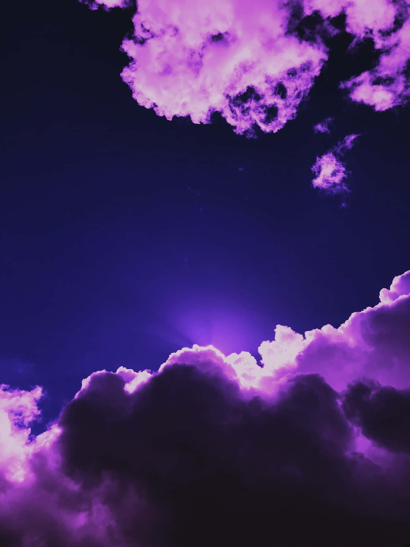 Purple Clouds In The Sky